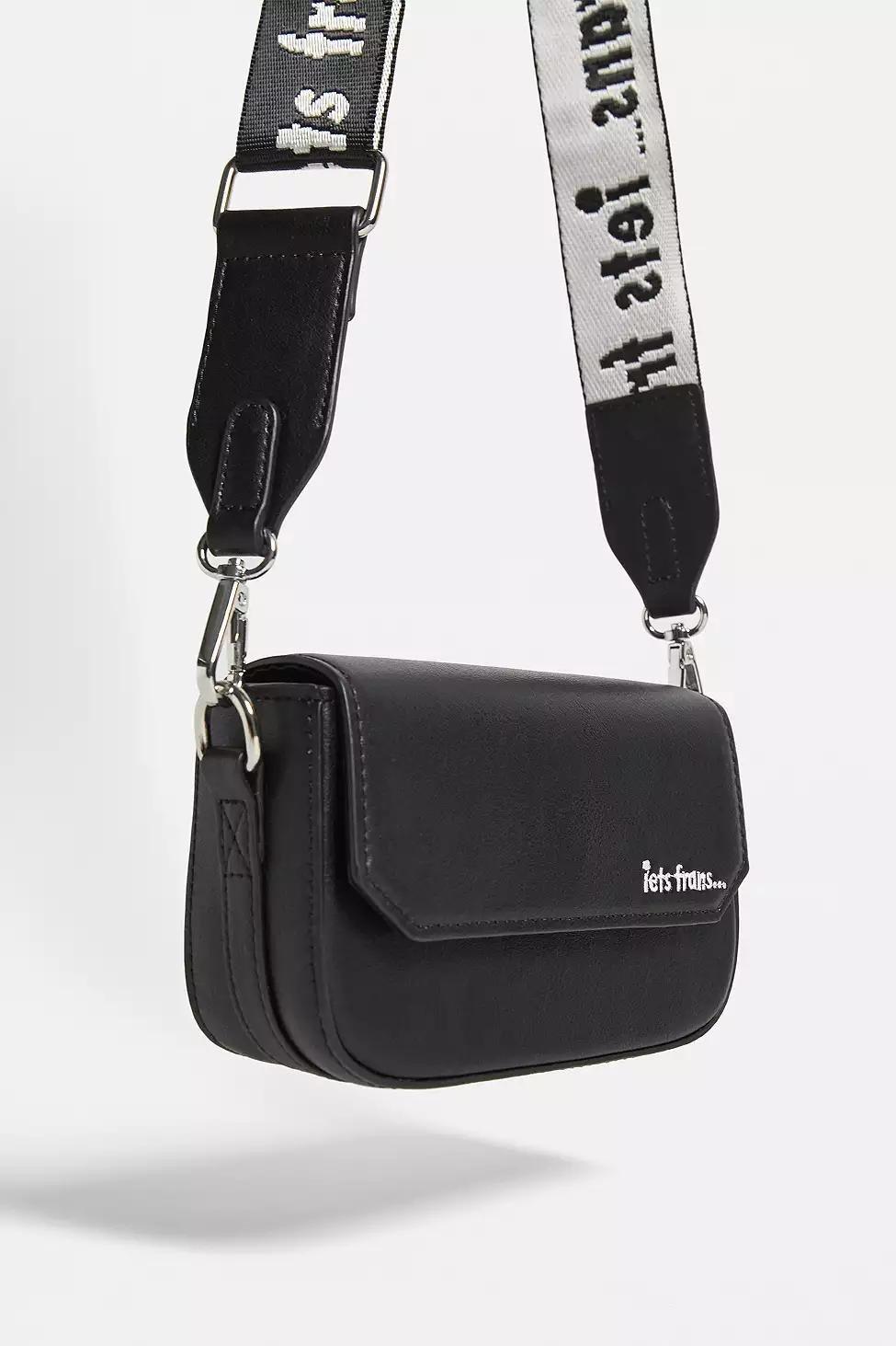 Black iets frans... Pu Crossbody Bag, Women, , large image number 4