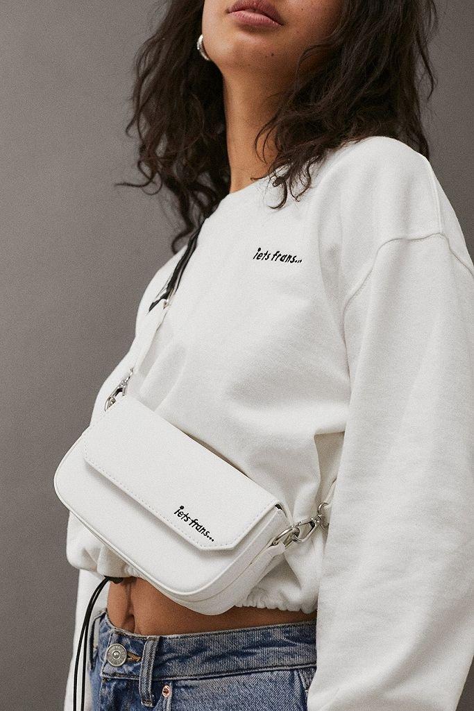 White iets frans... Pu Crossbody Bag, Women, , large image number 0