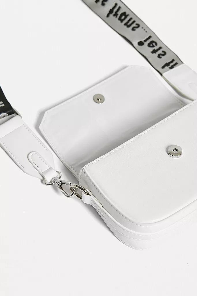White iets frans... Pu Crossbody Bag, Women, , large image number 4