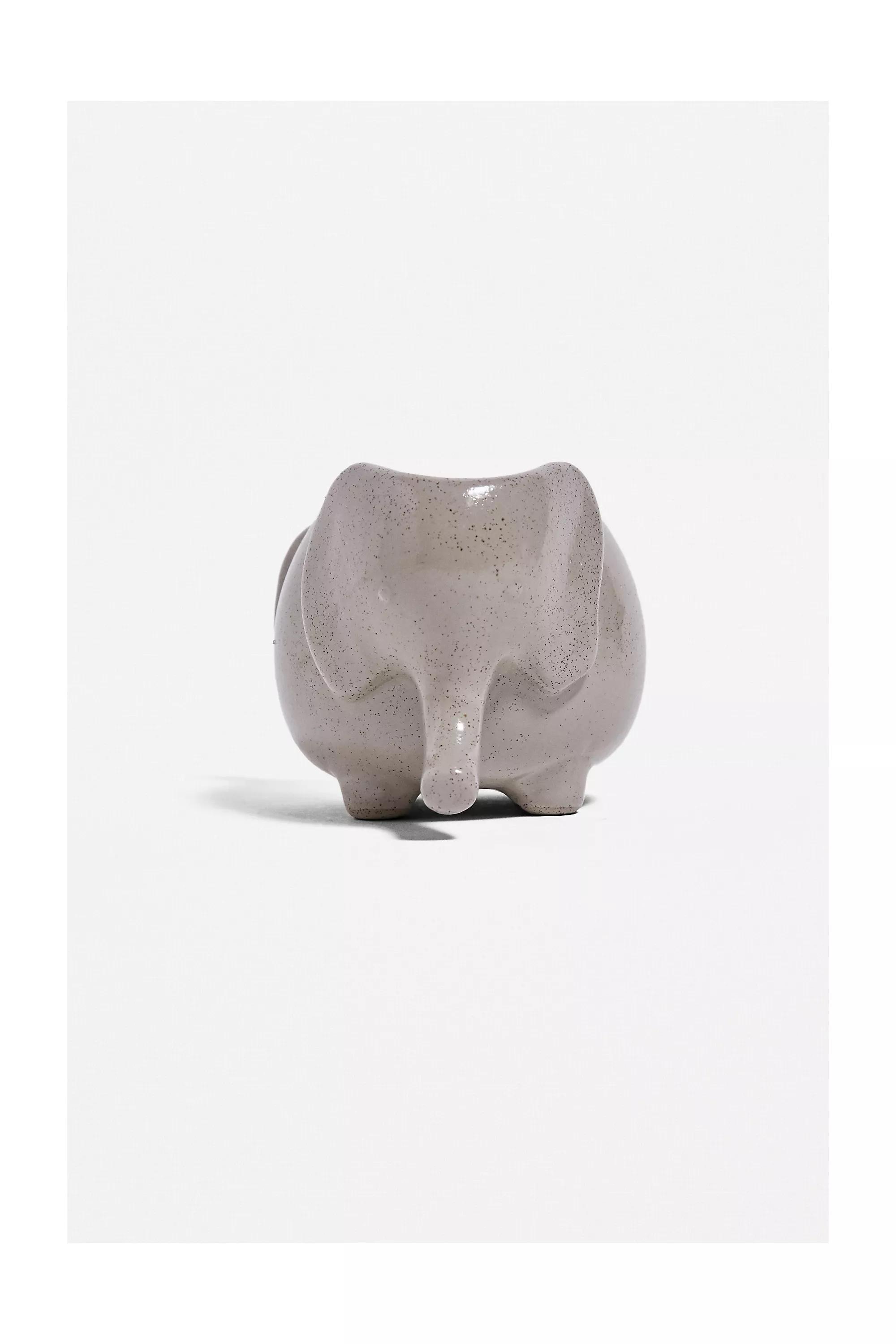 Grey Ceramic Elephant Mug, , large image number 1