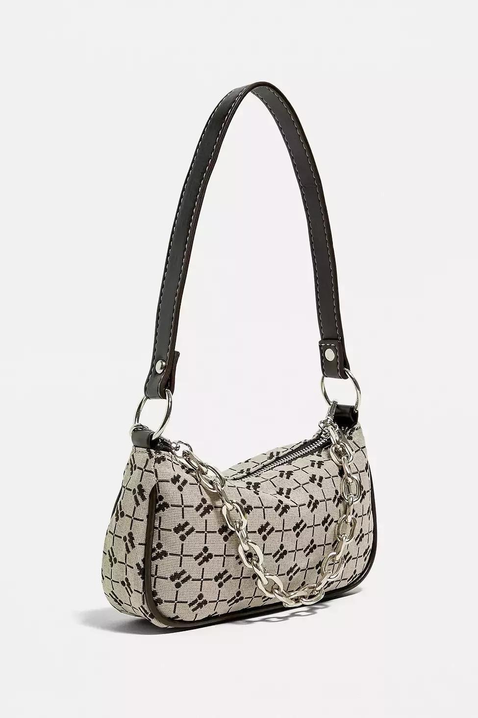 Brown iets frans... Monogram Chain Shoulder Bag, Women, , large image number 4