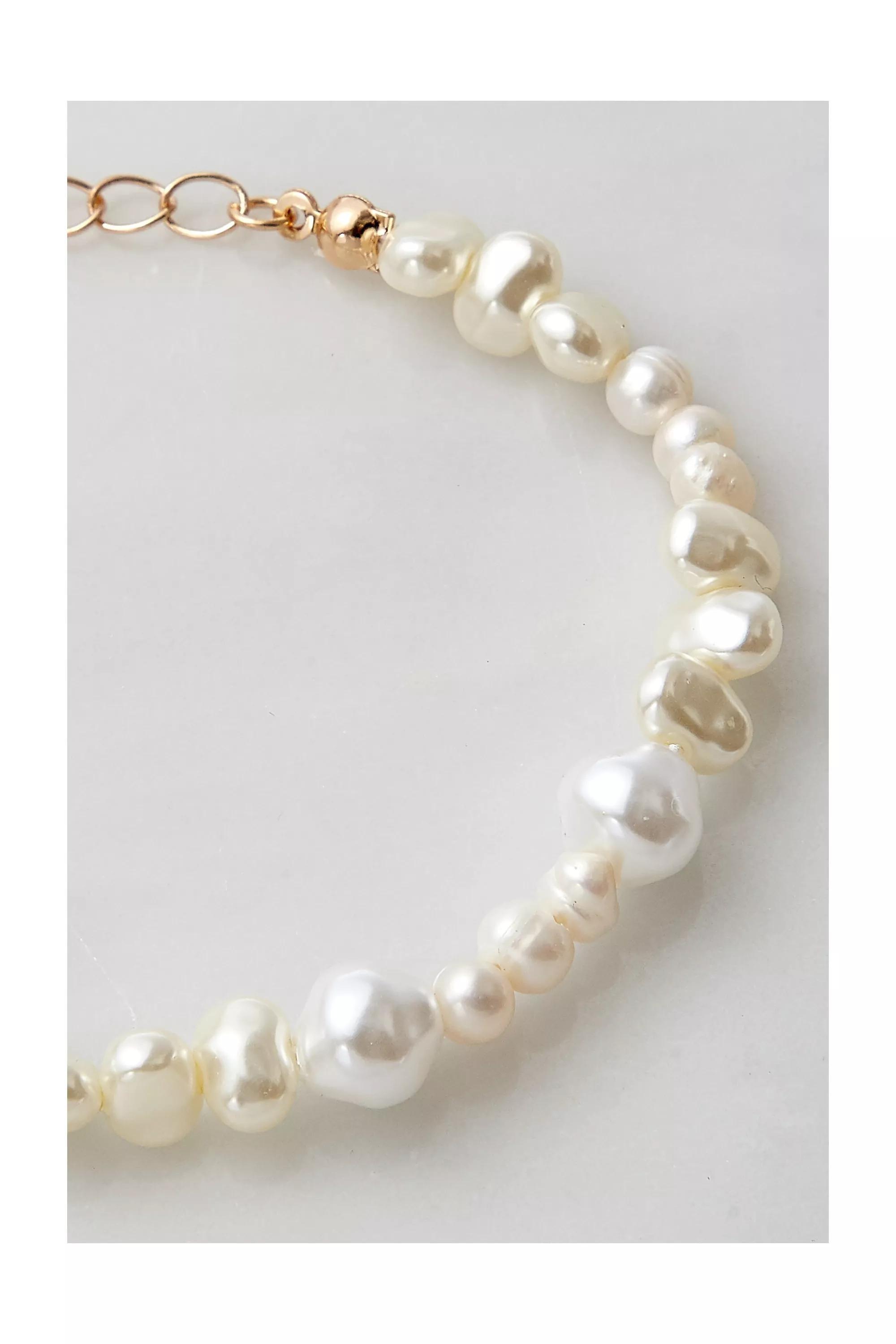 White Pearl Bracelet, PEARL, large image number 1