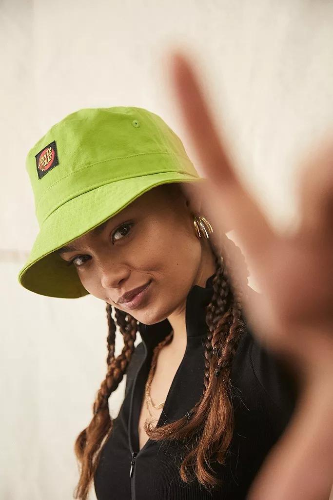 Green Santa Cruz Classic Dot Bucket Hat, Women, , large image number 0