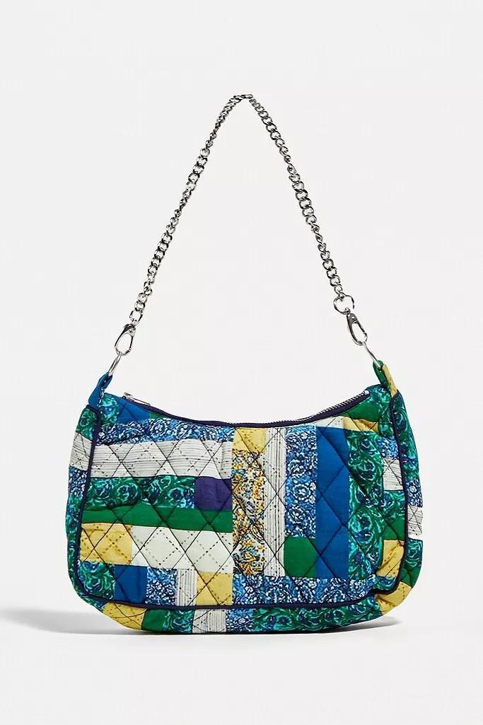 Blue Motif UO Patchwork Chain Shoulder Bag, Women, , large image number 1