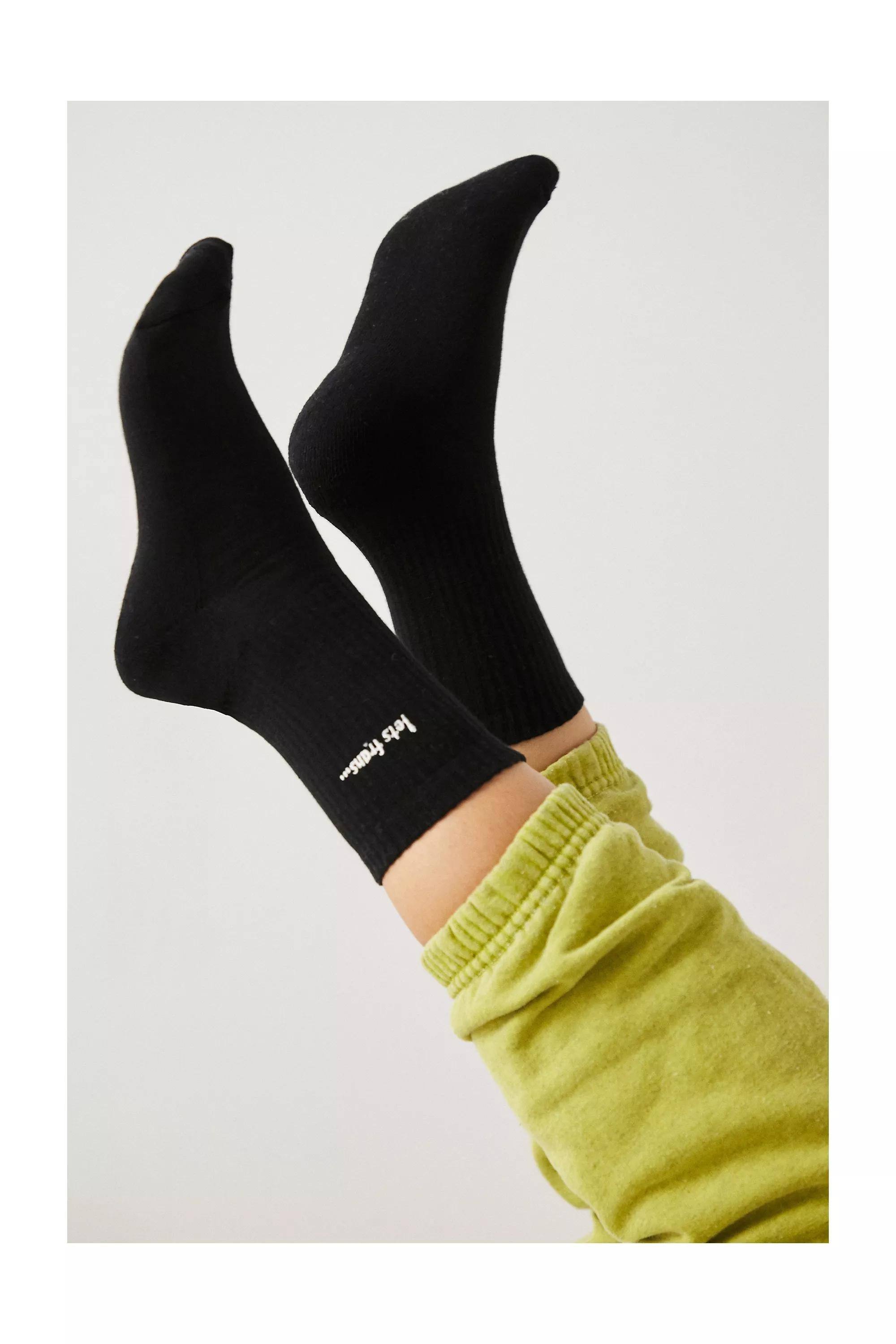 Black Iets Frans... Crew Socks, , large image number 2