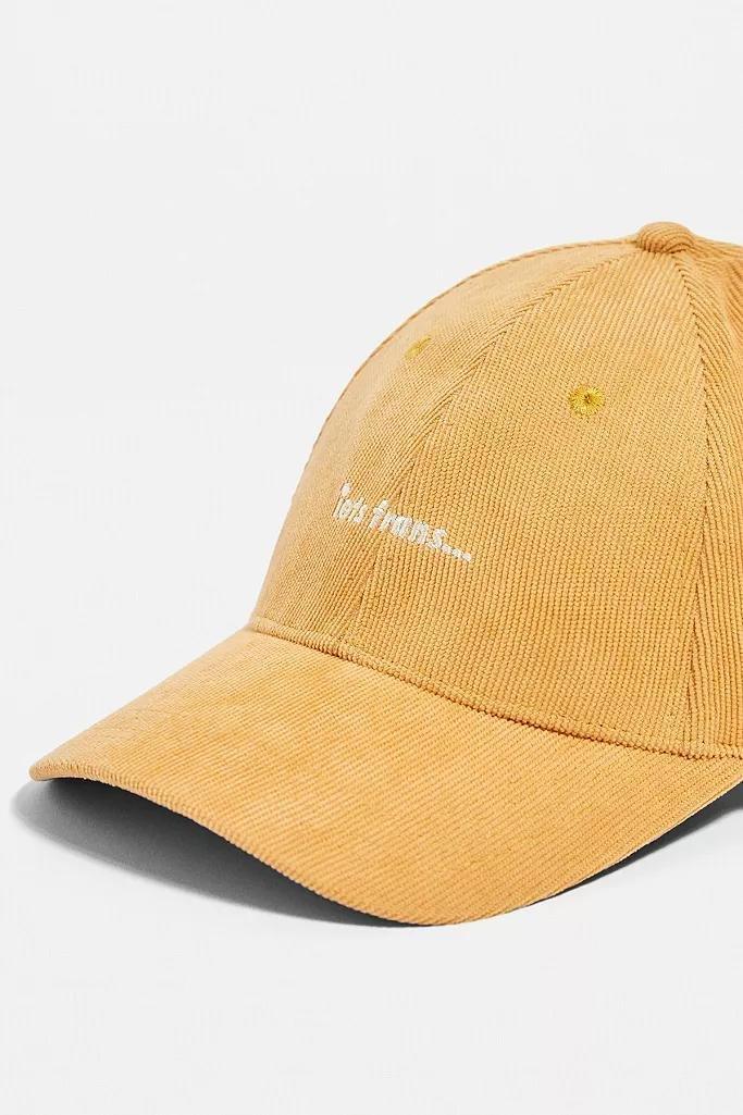 Yellow iets frans... Patchwork Corduroy Cap, Men, , large image number 1