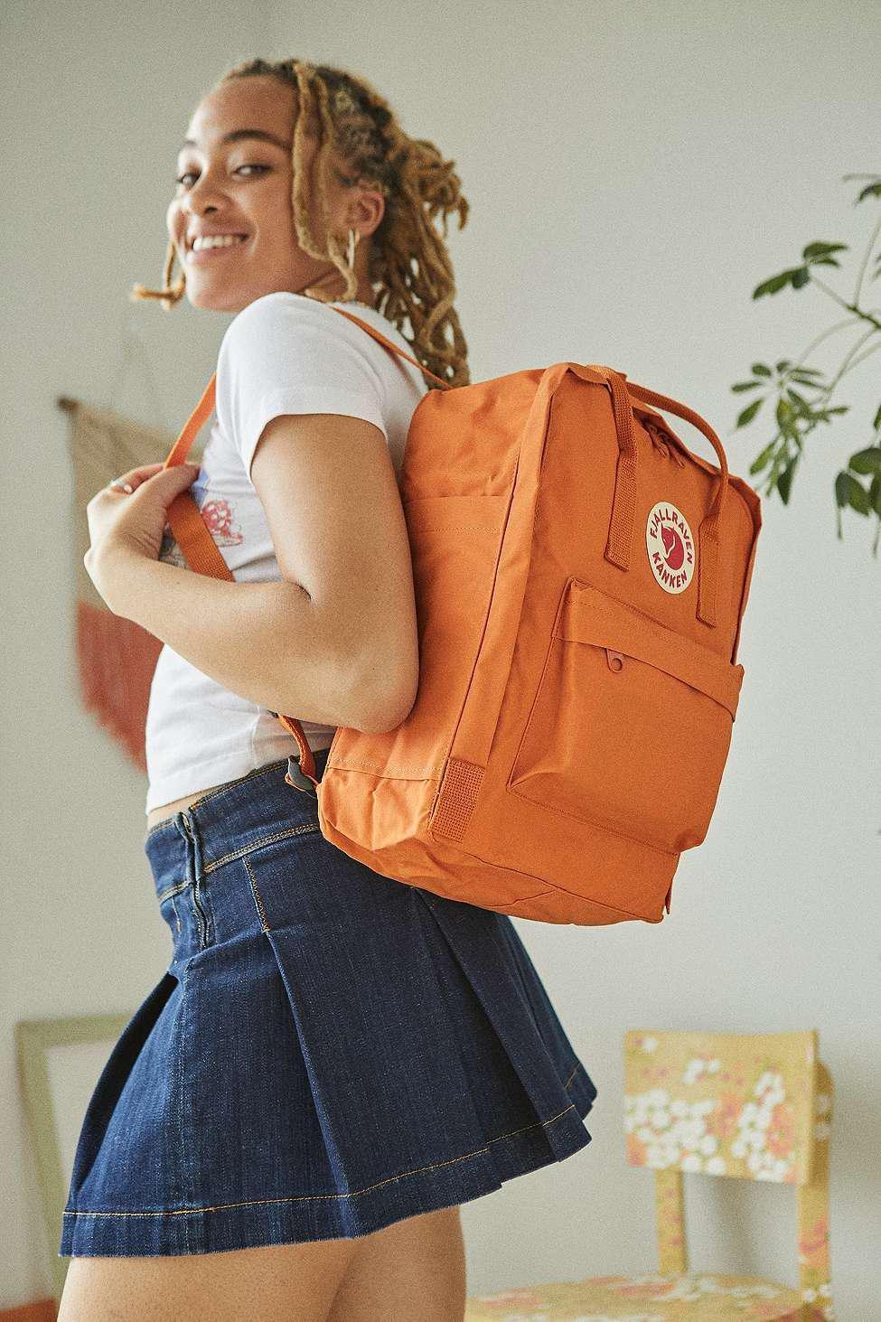Orange Fjallraven Kanken Spicy Backpack, Women, , large image number 0