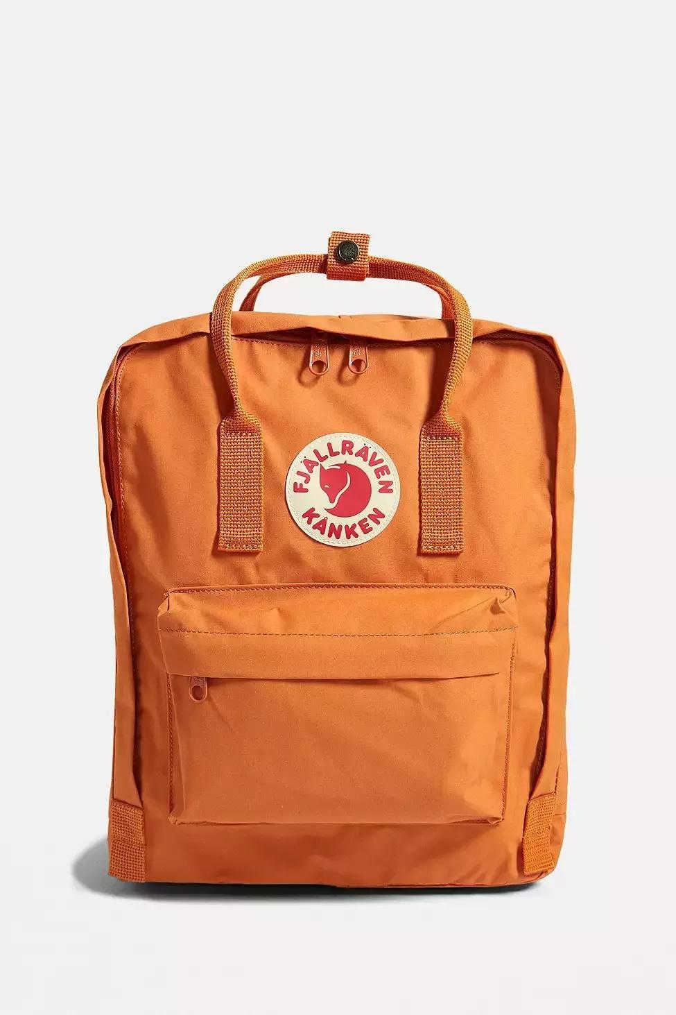 Orange Fjallraven Kanken Spicy Backpack, Women, , large image number 1