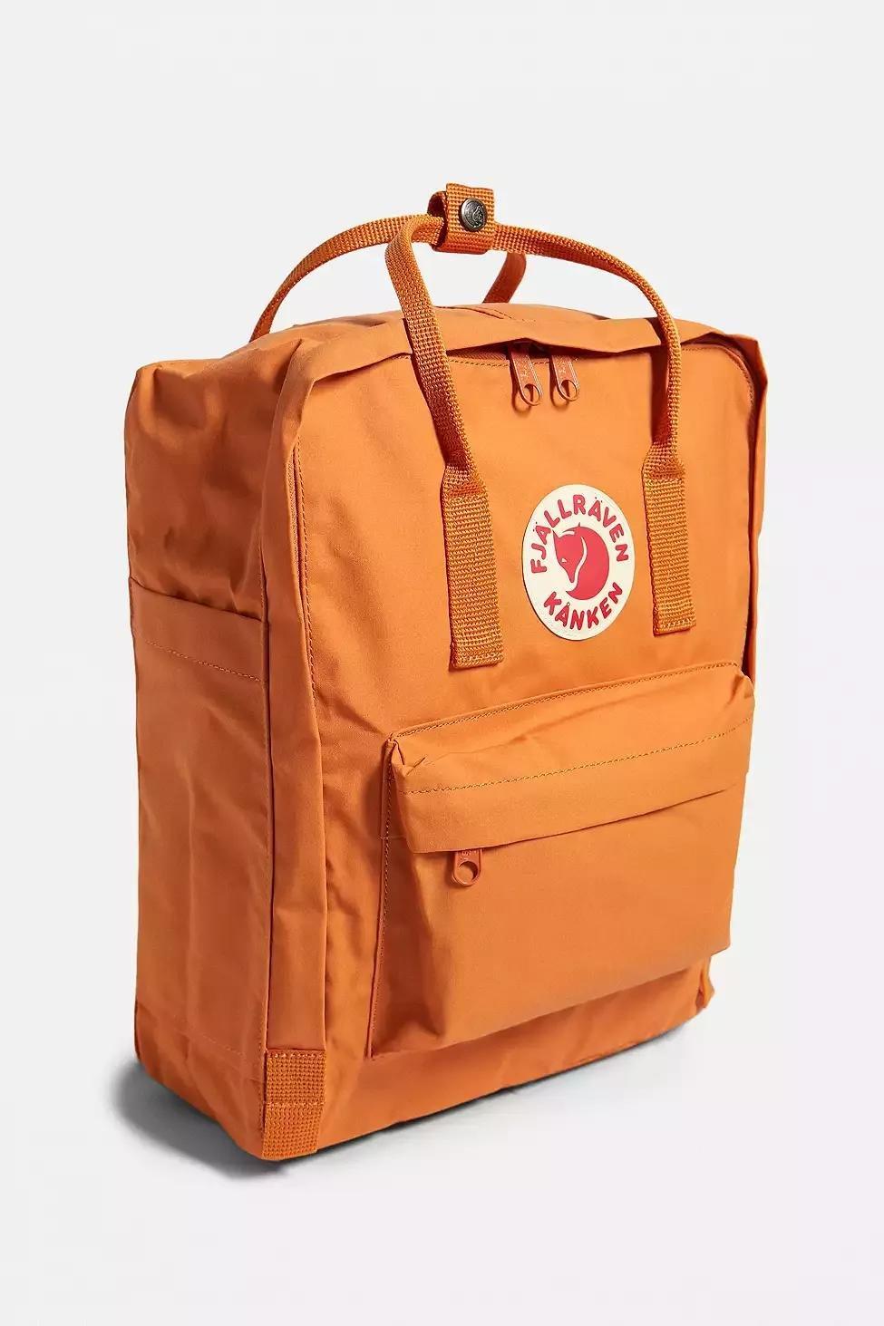 Orange Fjallraven Kanken Spicy Backpack, Women, , large image number 2