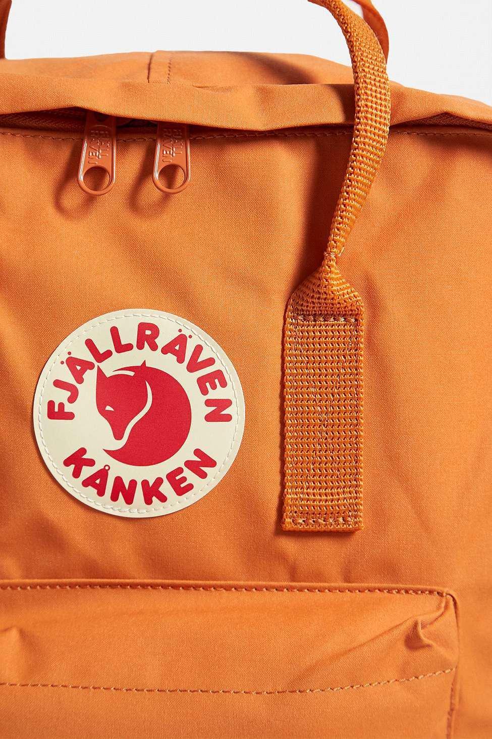 Orange Fjallraven Kanken Spicy Backpack, Women, , large image number 3