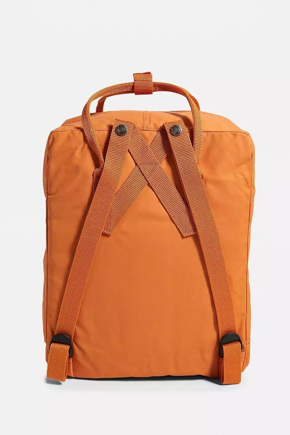 Orange Fjallraven Kanken Spicy Backpack, Women, , large image number 4