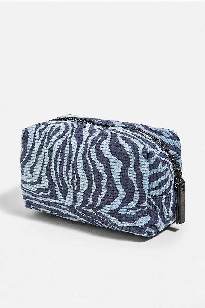 Blue UO Animal Corduroy Makeup Bag, Women, , large image number 2