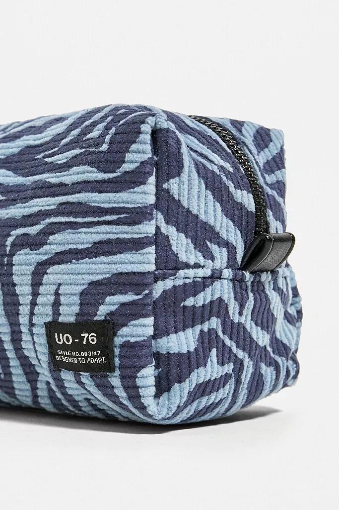 Blue UO Animal Corduroy Makeup Bag, Women, , large image number 3