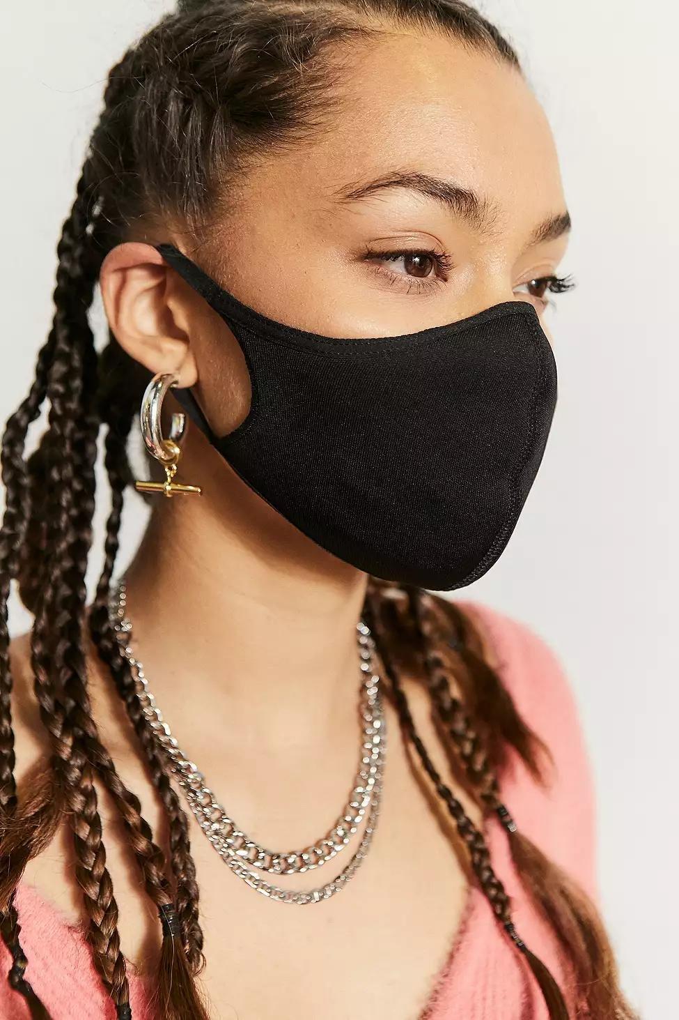 Black Adidas Face Mask 3-Pack, Women, , large image number 0