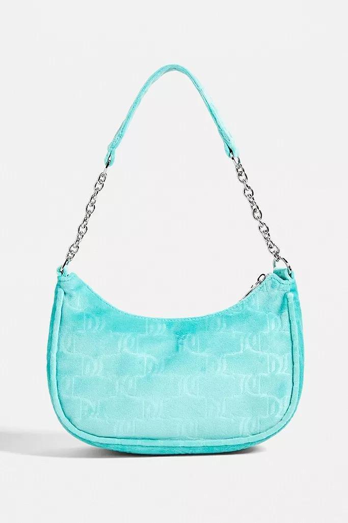 Green Juicy Couture Velour Monogram Shoulder Bag, Women, , large image number 3