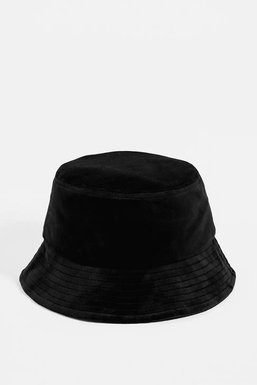 Black Juicy Couture Velour Bucket Hat, Women, , large image number 3