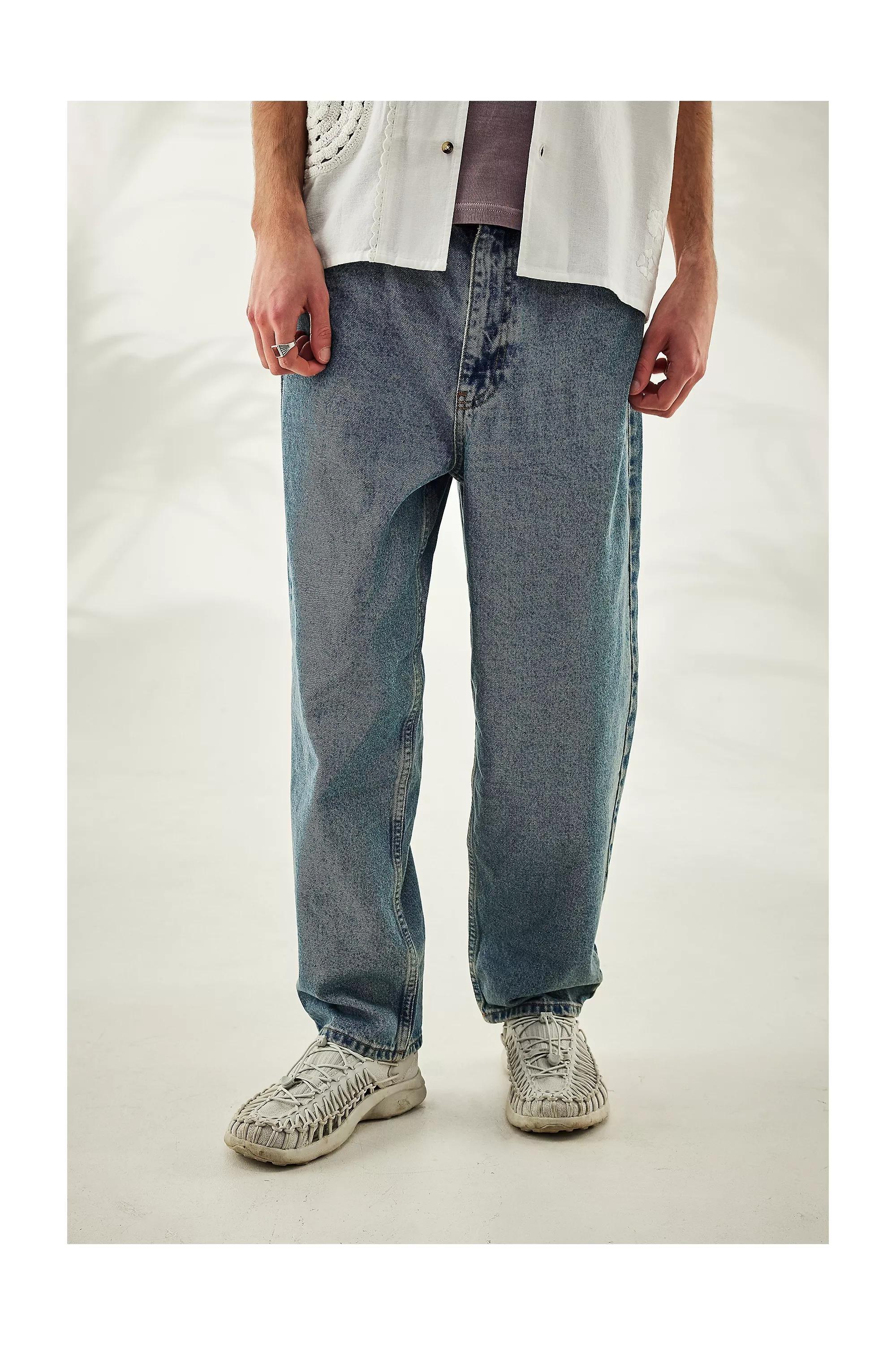 Blue Bdg Organic Light Wash Bow Jeans, BLUE, large image number 0