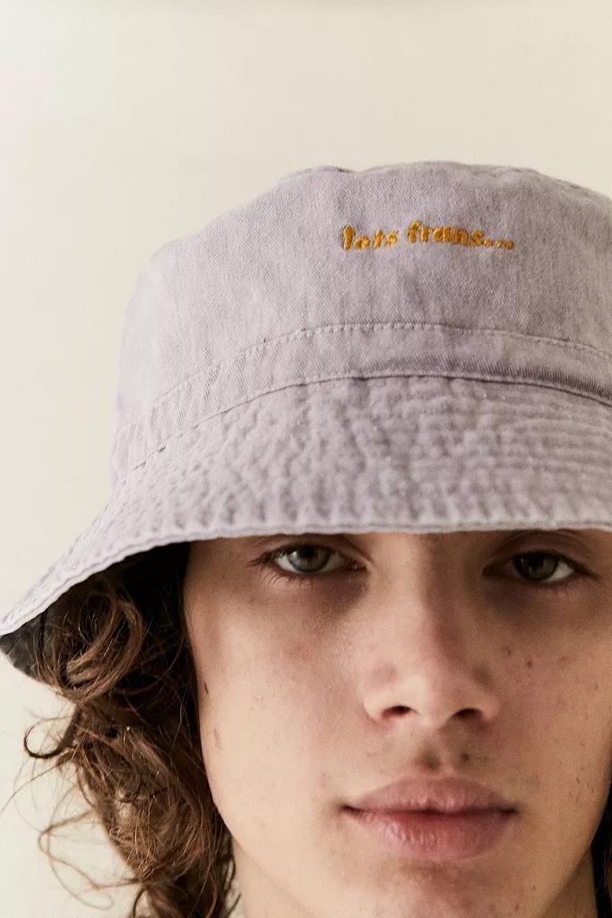 Purple iets frans... Washed Bucket Hat, Men, , large image number 0
