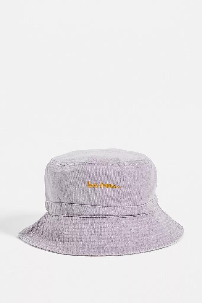Purple iets frans... Washed Bucket Hat, Men, , large image number 1