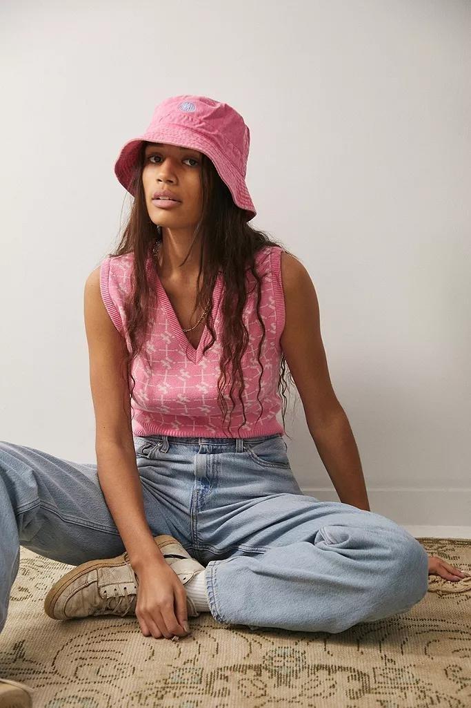Pink UO Washed Canvas Bucket Hat, Women, , large image number 0