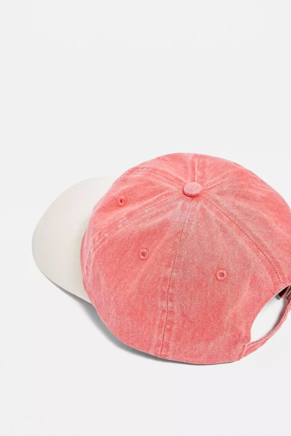 Red BDG Contrast Denim Cap, Women, , large image number 3
