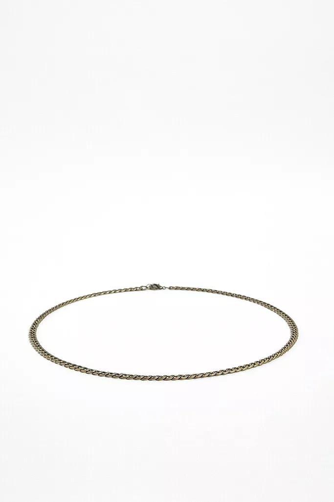 Gold UO Chunky Metal Chain Belt, Women, , large image number 1
