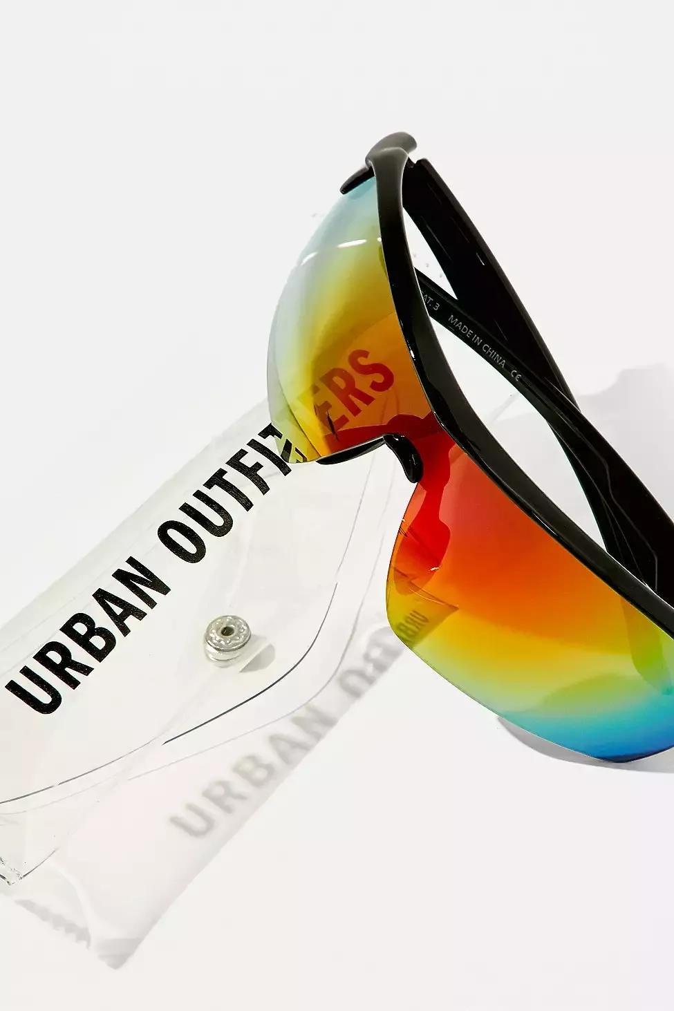 Pink iets frans... Mika Visor Sunglasses, Women, , large image number 4