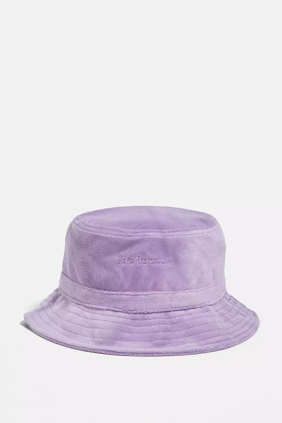 Lilac iets frans... Velour Bucket Hat, Women, , large image number 1