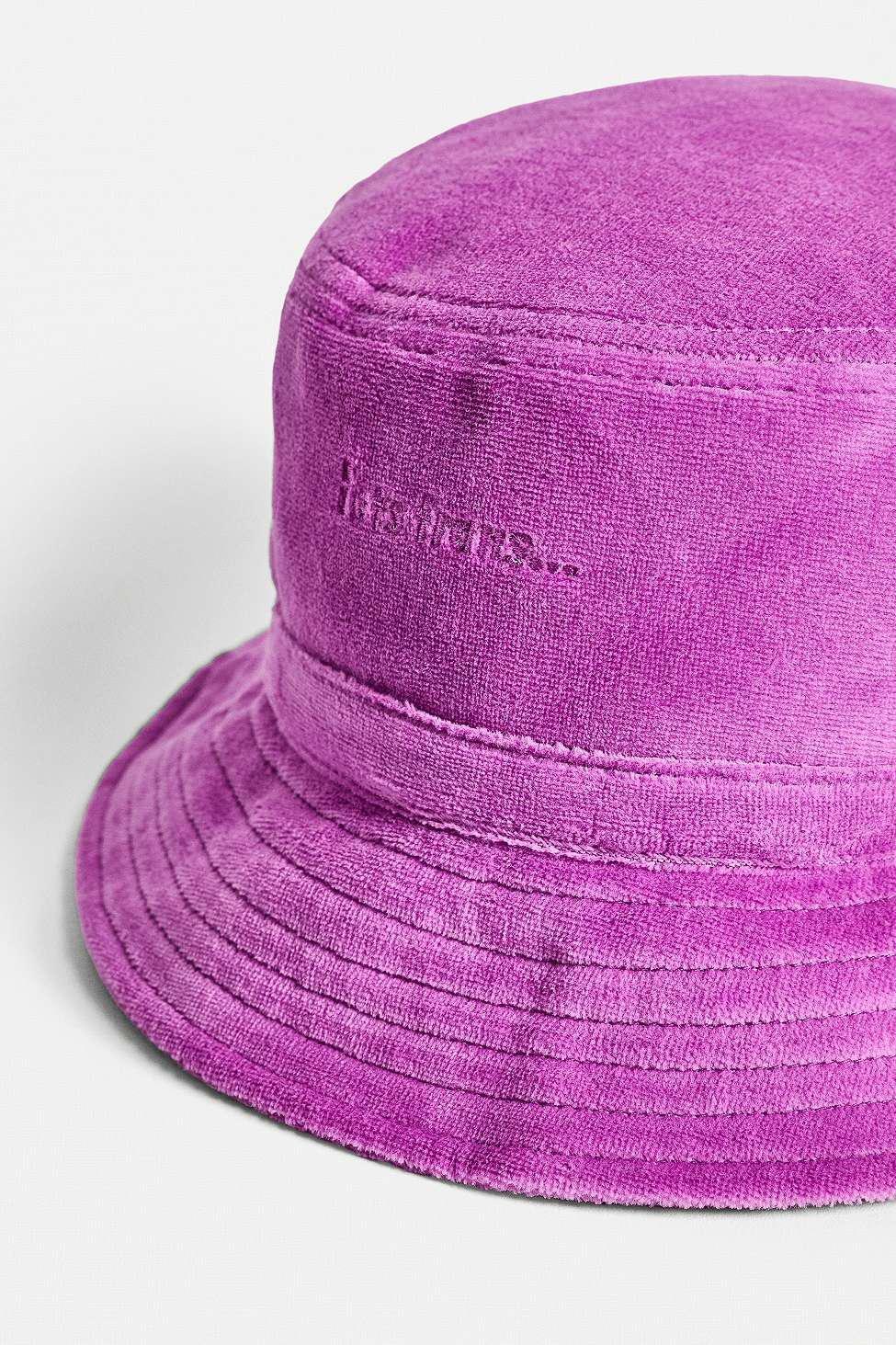 Pink iets frans... Velour Bucket Hat, Women, , large image number 1