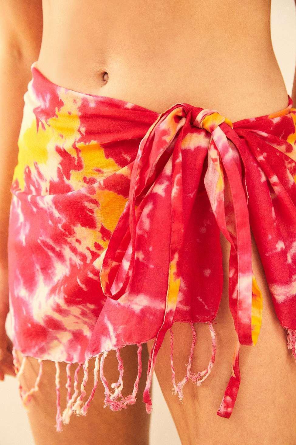 Orange UO Tie-Dye Sarong, Women, , large image number 2