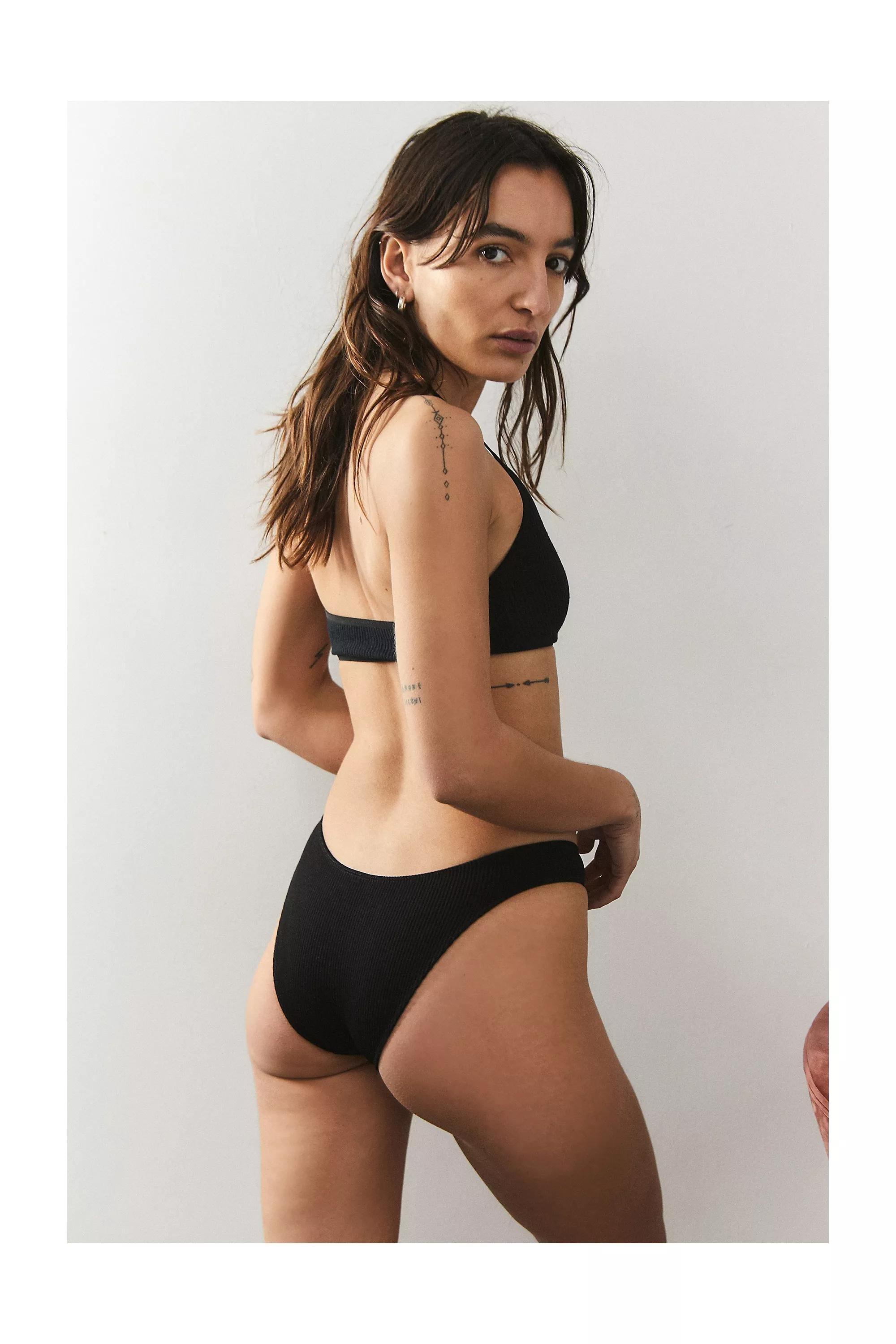 Black High Leg Pant, BLK, large image number 3