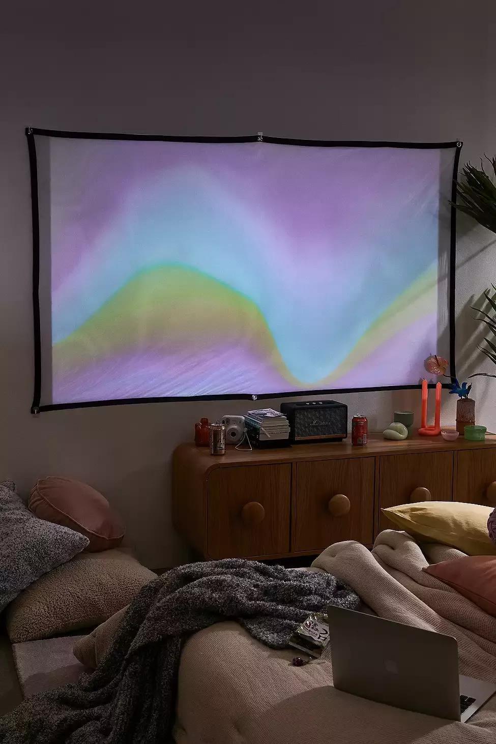 Portable 84-Inch Projector Screen, , large image number 0