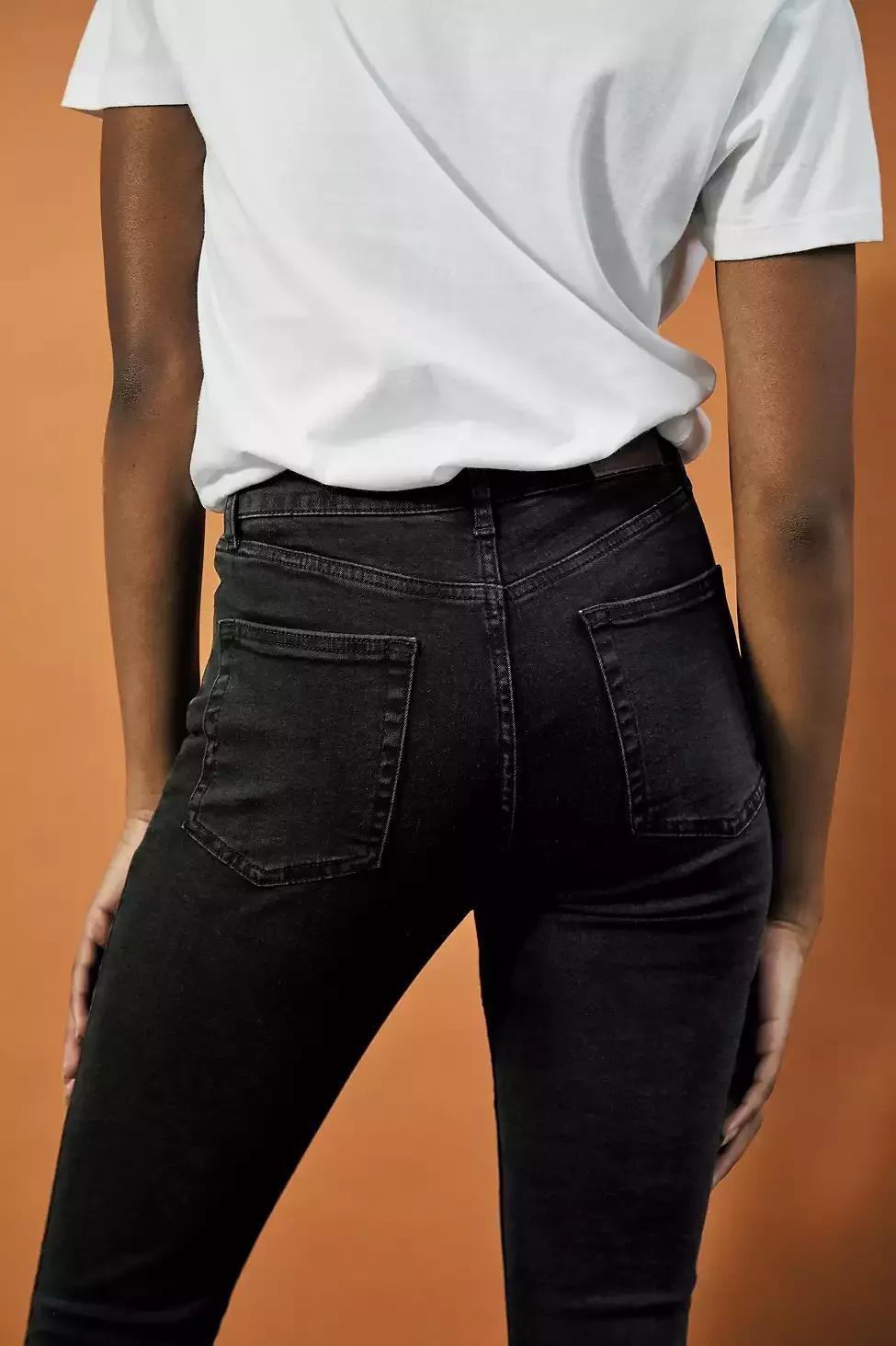 Black Bdg Pine Worn Skinny Jean, , large image number 1
