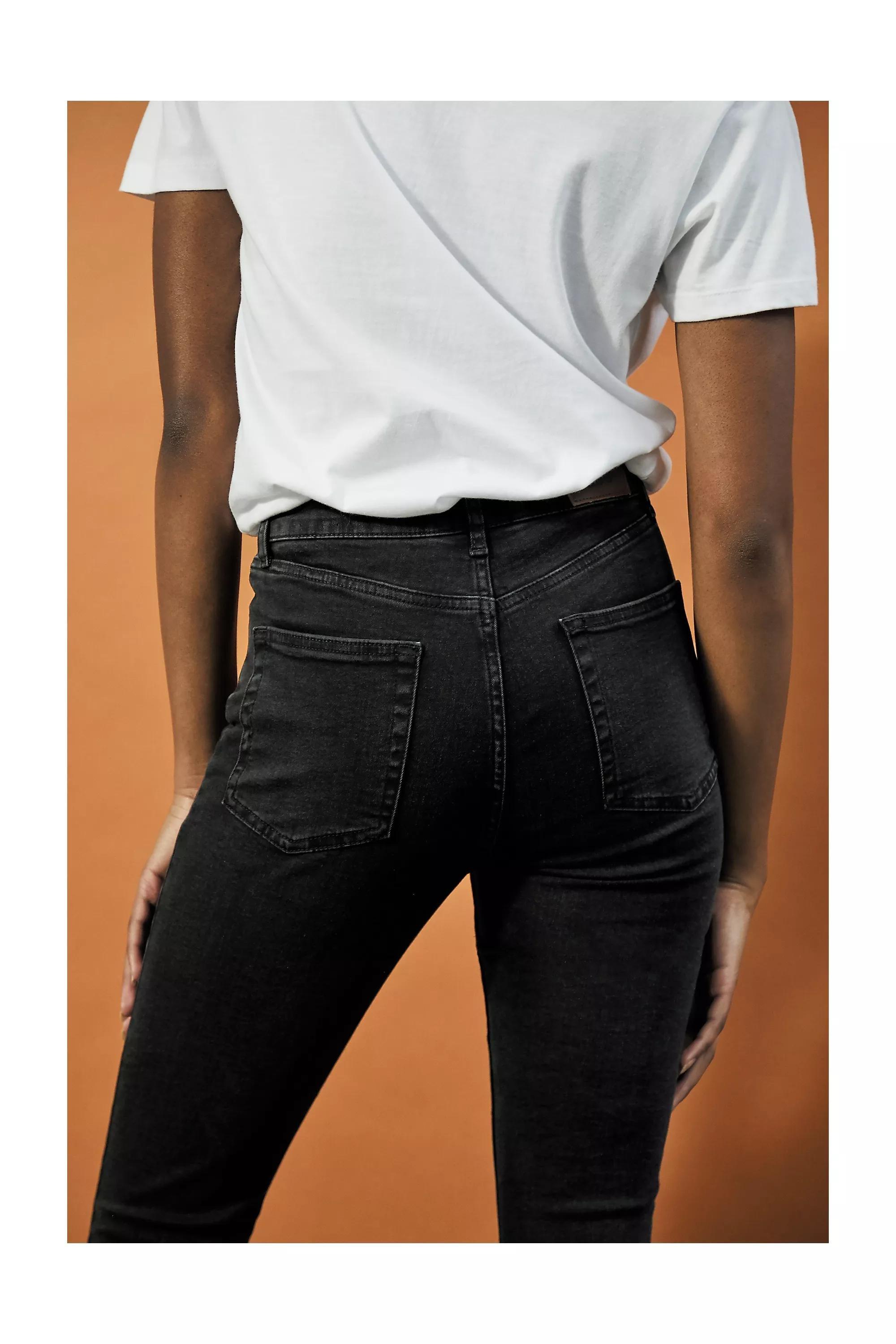 Black BDG Pine Worn Skinny Jeans, Women, , large image number 1