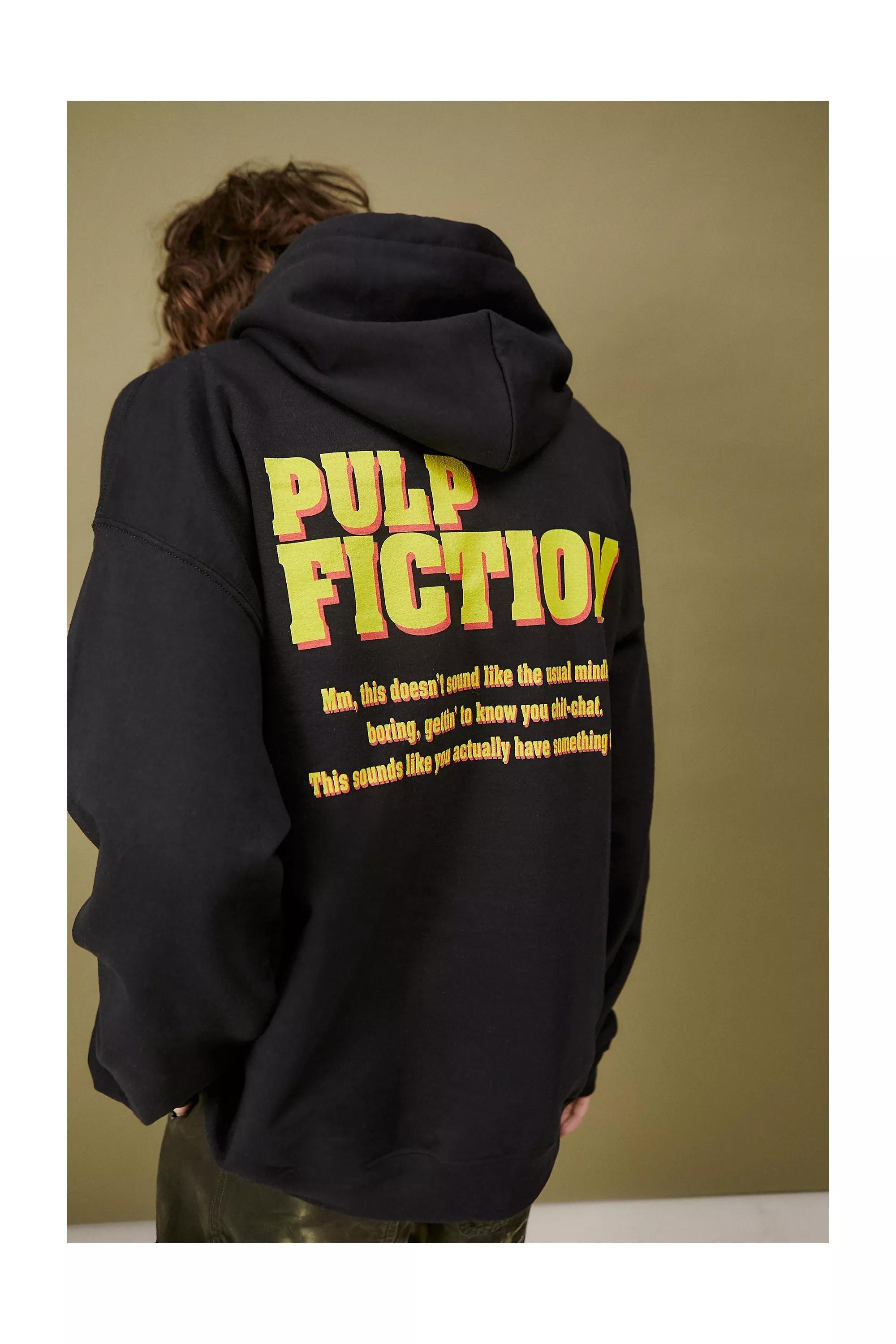 Black Pulp Fiction Photo Hoodie, Men, , large image number 0