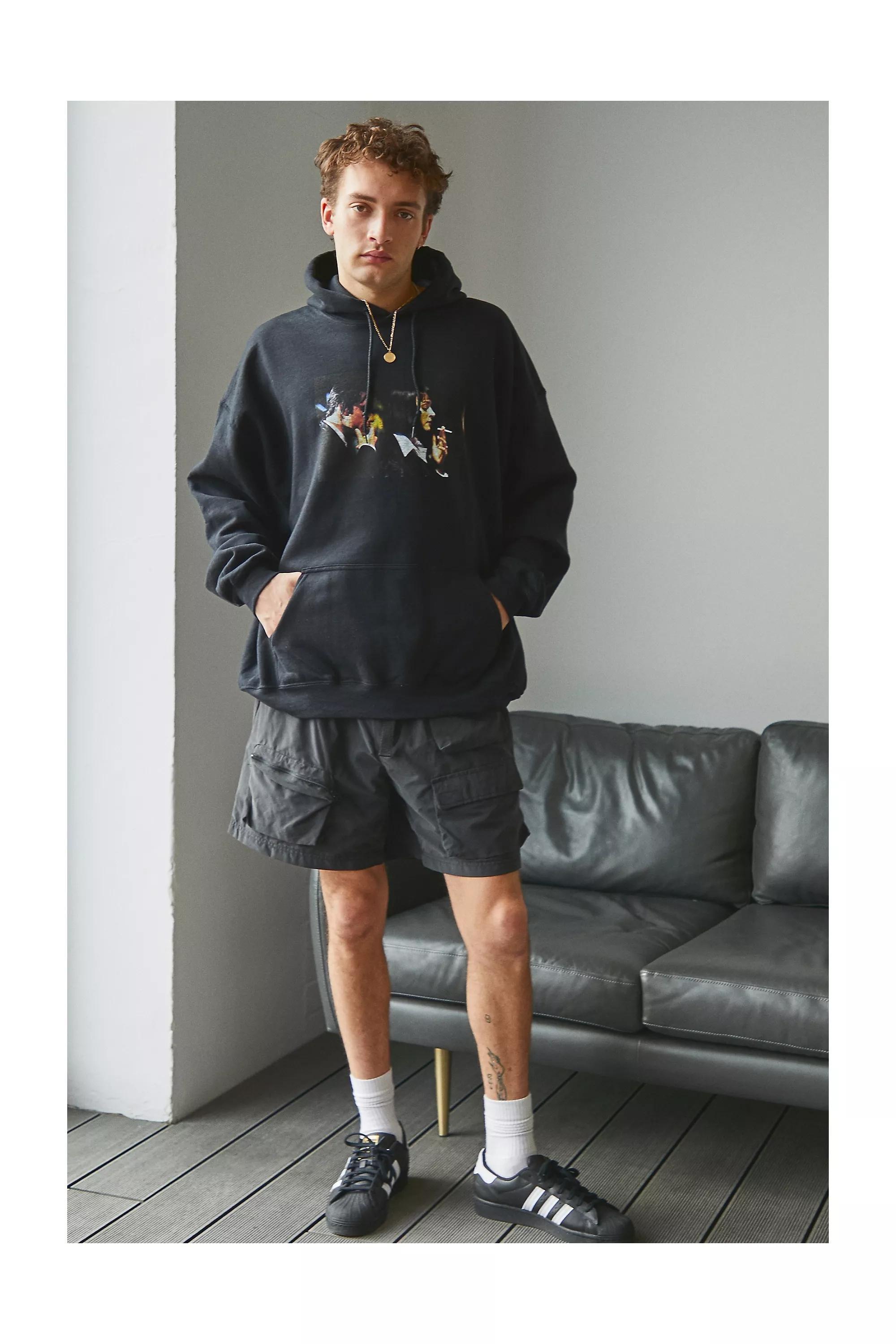 Black Pulp Fiction Photo Hoodie, Men, , large image number 3