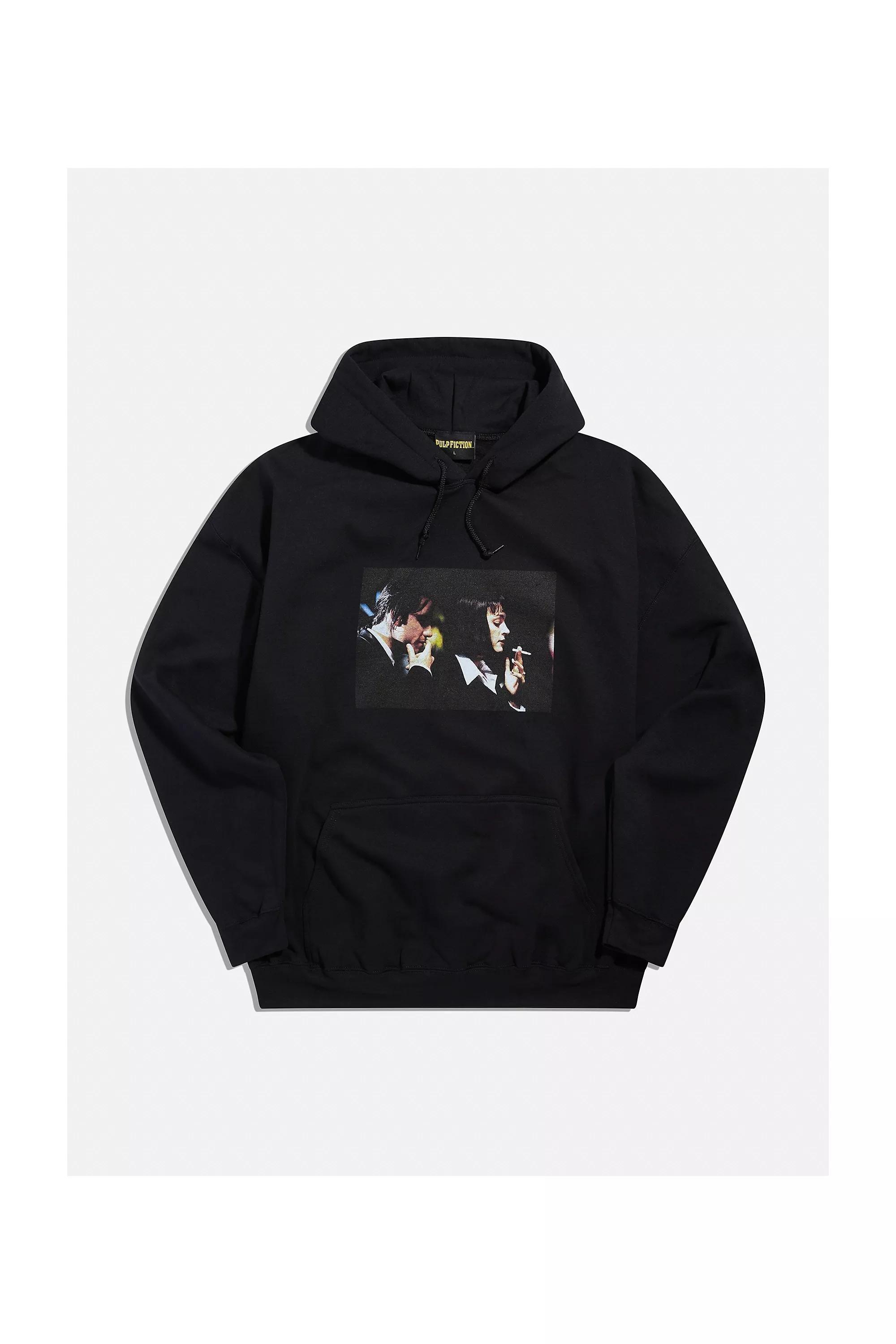Black Pulp Fiction Photo Hoodie, Men, , large image number 4