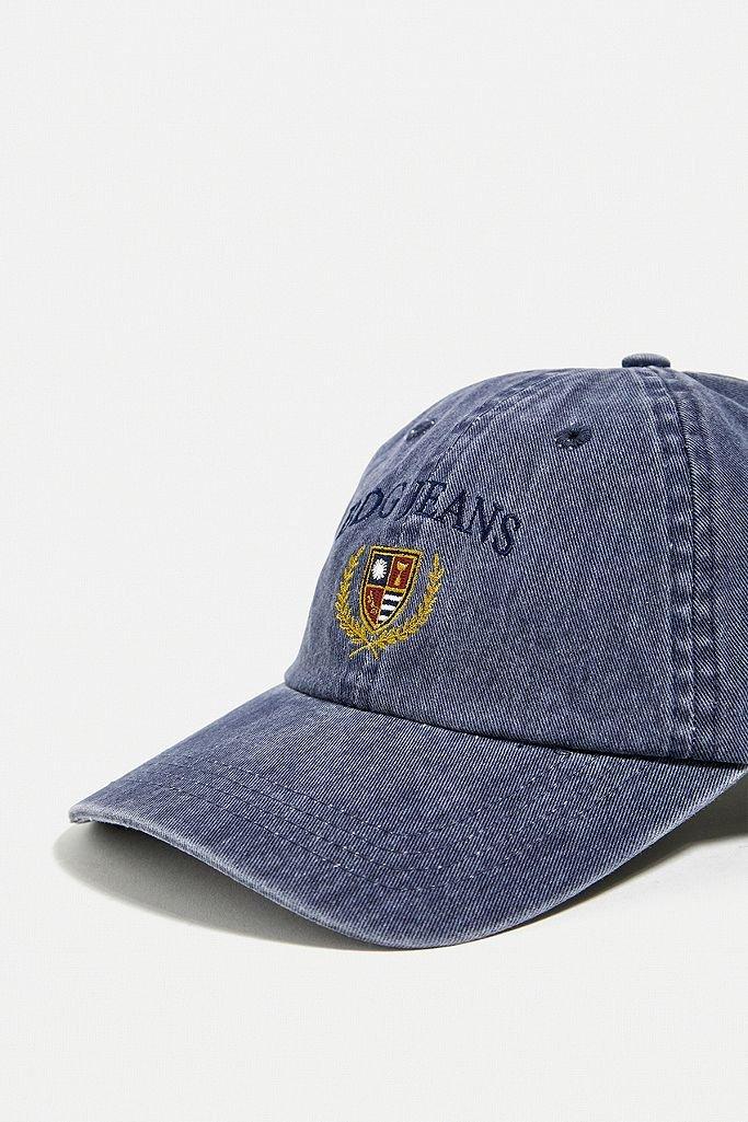 Navy BDG Denim Crest Cap, Women, , large image number 1