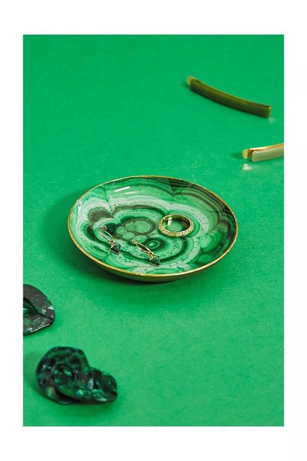 Urban Outfitters - Turquoise Agate Effect Trinket Tray