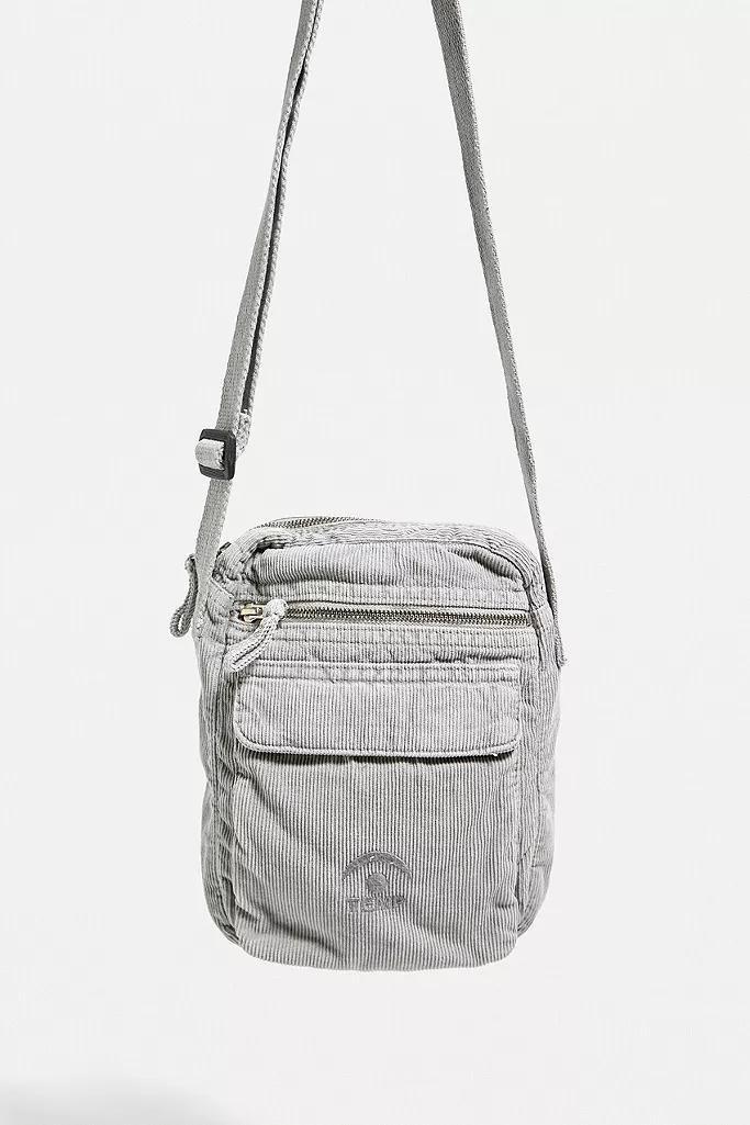 Grey Temporary Collective Corduroy Crossbody Bag, Men, , large image number 2