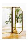 Urban Outfitters - مرآة منضدة الزينةكبيرة ذهبية