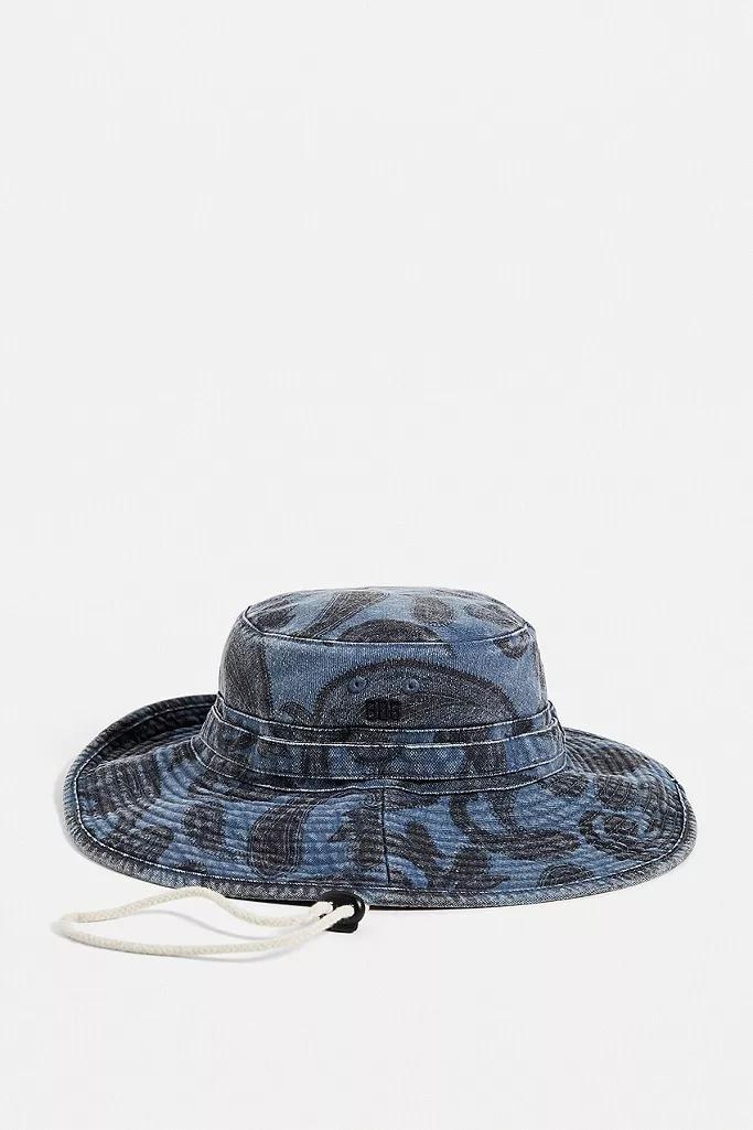 ASSORT BDG Blue Denim Paisley Print Hat, , large image number 1