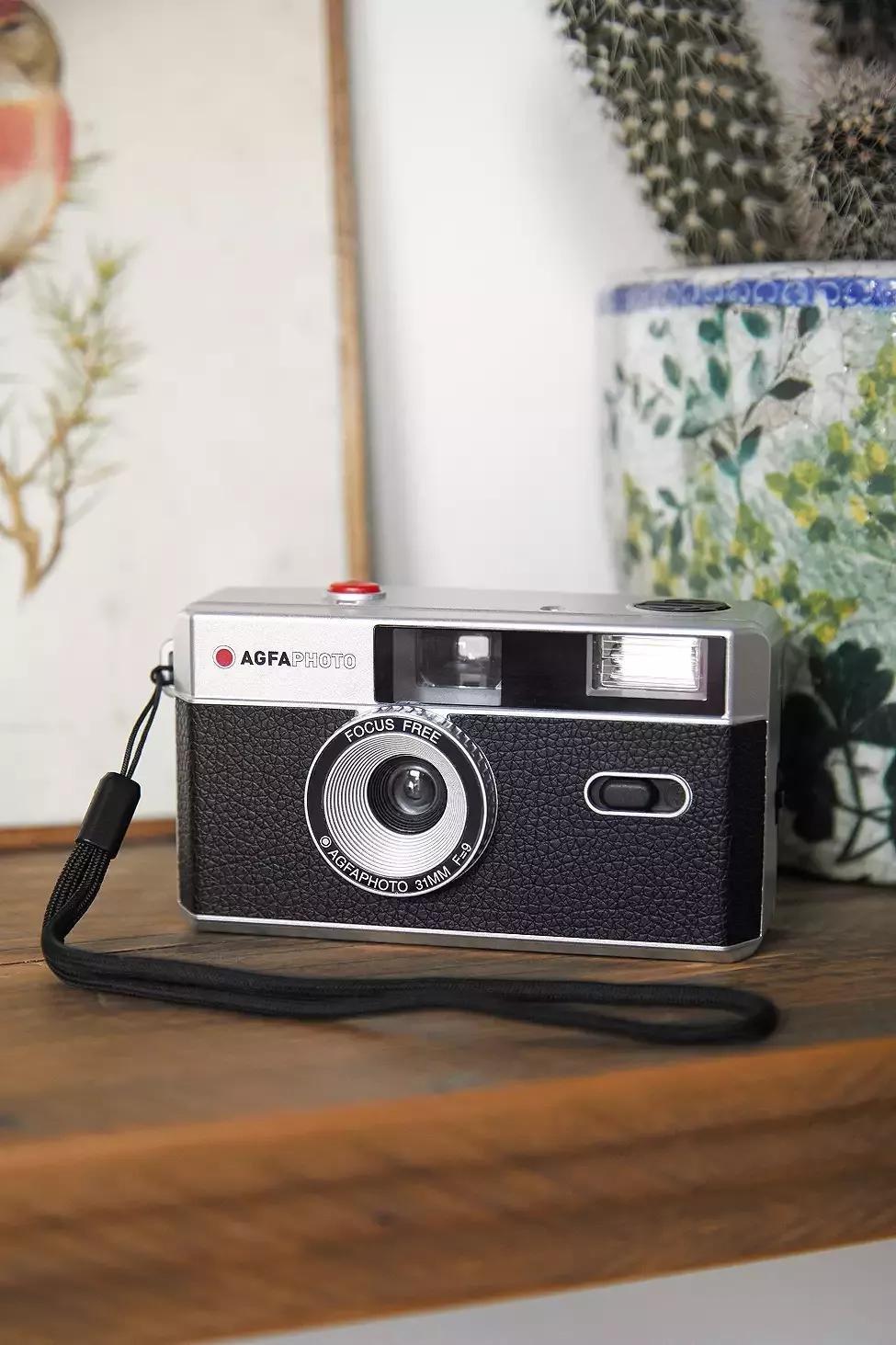 Black AGFA 35mm Reusable Camera, , large image number 1