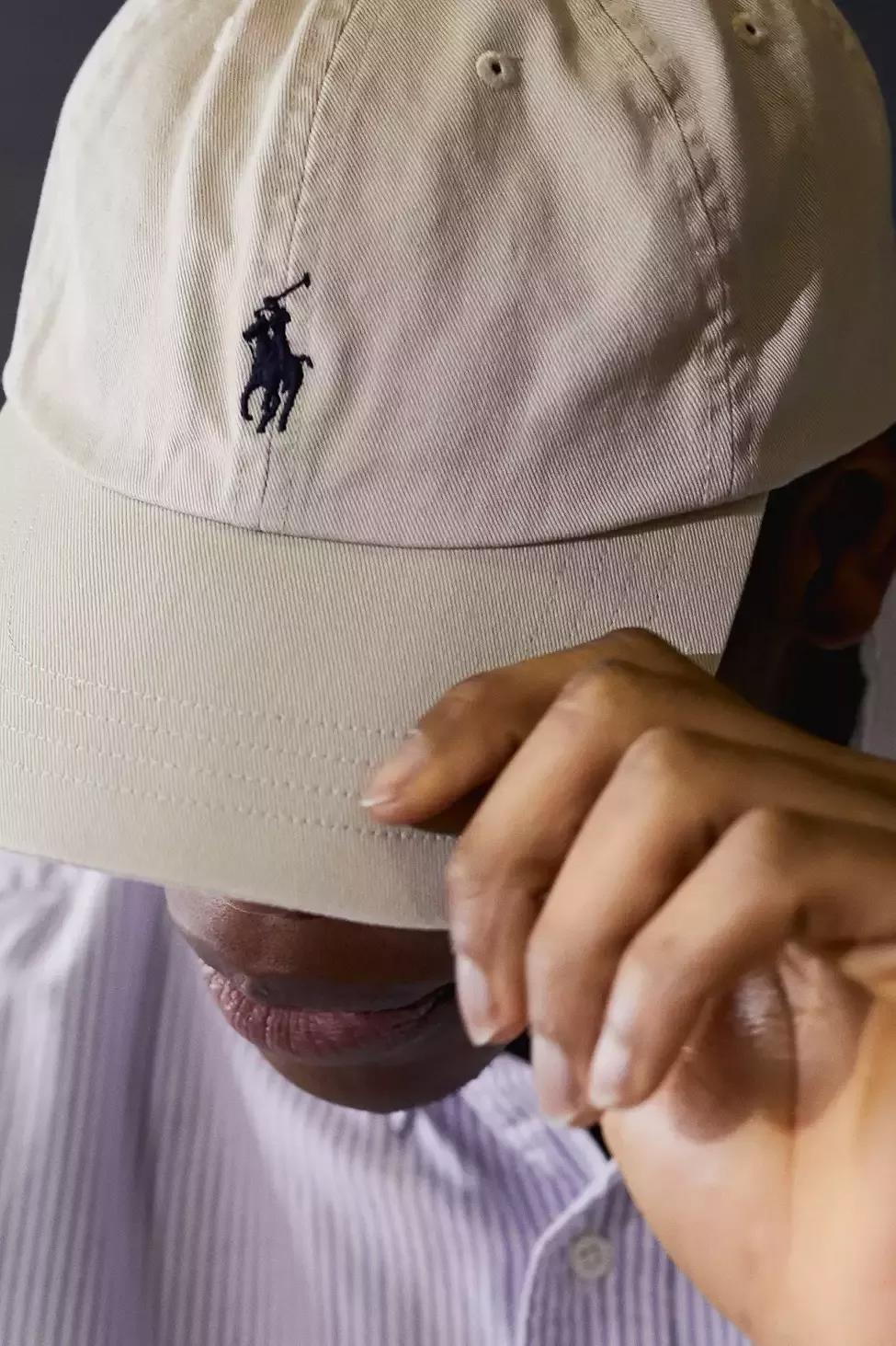 Beige Polo Ralph Lauren Tan Cotton Cap, Men, , large image number 1