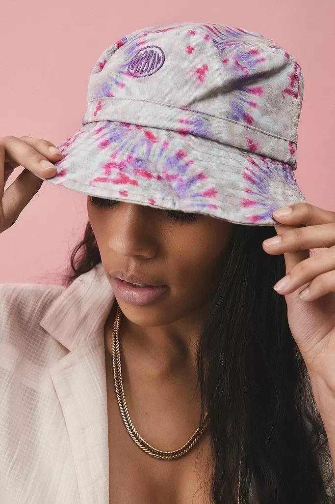 Assorted UO Bubble Logo Tie-Dye Canvas Bucket Hat, Women, , large image number 0