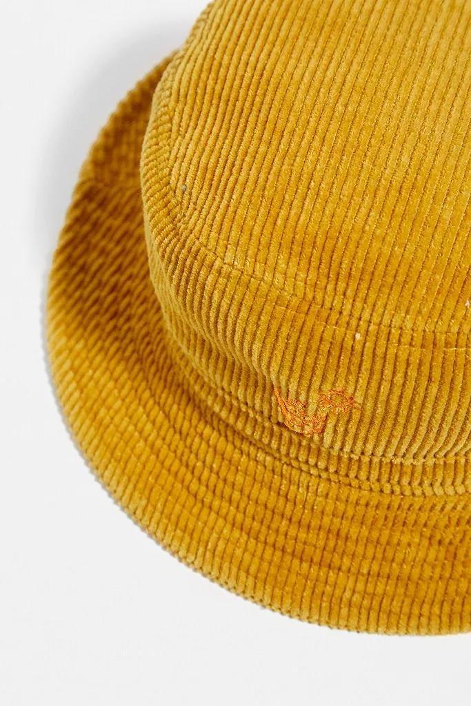 Yellow UO low Nomad Corduroy Bucket Hat, Men, , large image number 2