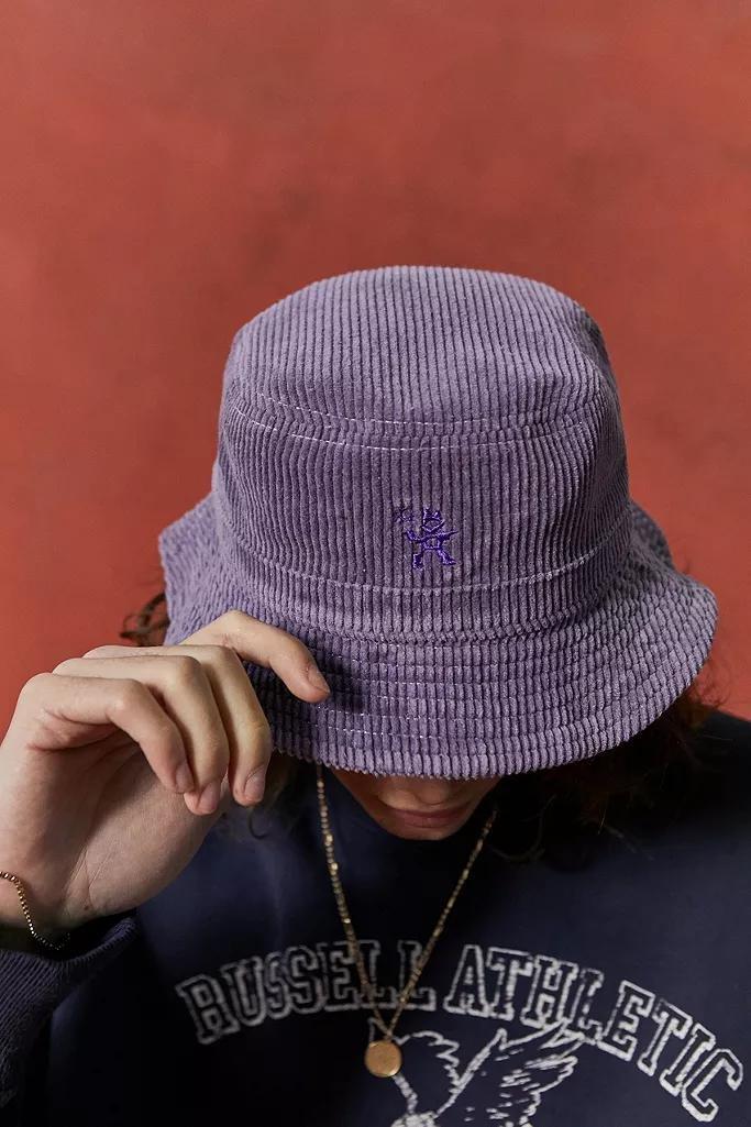Purple UO Nomad Corduroy Bucket Hat, Men, , large image number 0