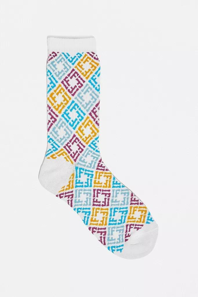 Grey iets frans... Square Monogram Socks, Men, , large image number 0