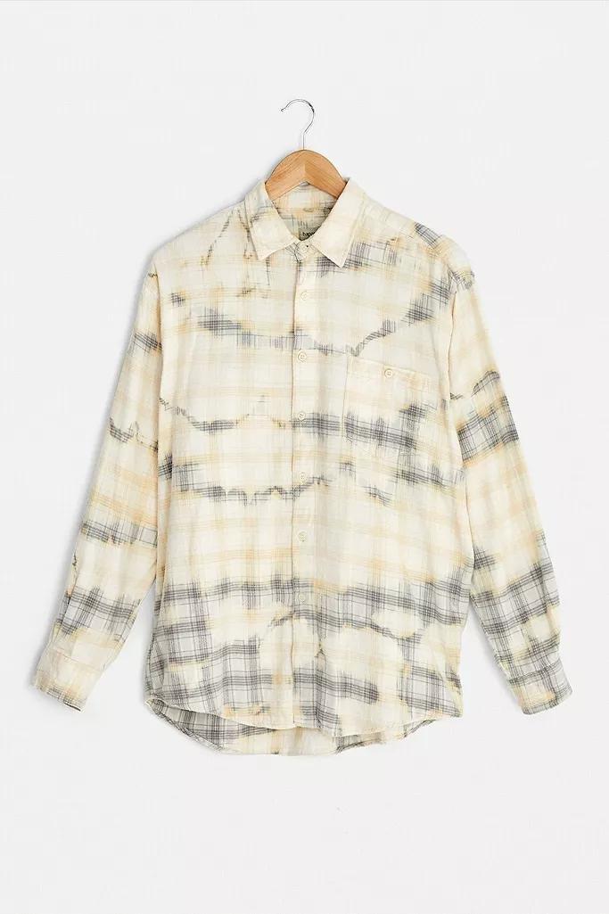 Assorted Urban Renewal Remade From Vintage Tie-Dye Check Shirt, Women, , large image number 1