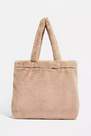 Urban Outfitters - Beige Iets Frans... Faux Fur Tote Bag